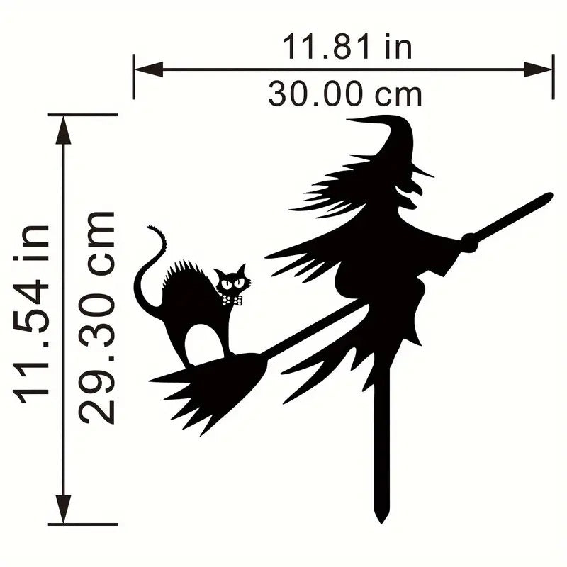 Halloween Witch Floor Outlet Decoration Outdoor Trick Or Treat Party Supplies