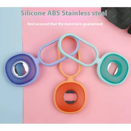Beer Bottle Opener Three In One MultiFunction Silicone Bottle Opener Bar Kitchen Creative Bottle Min Eral Water Bottles Kitchen Gadget
