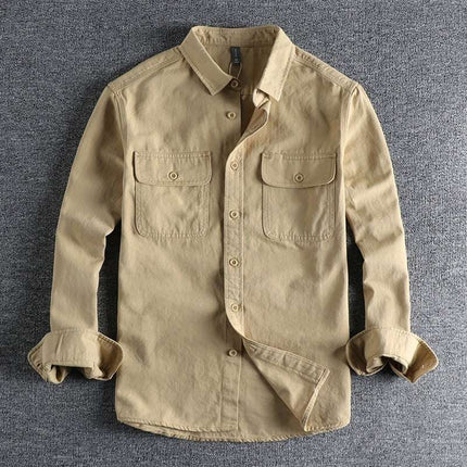 Design Sense Overalls Long Sleeve Shirt Men