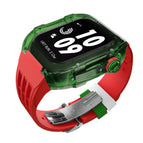 Transparent Green Red