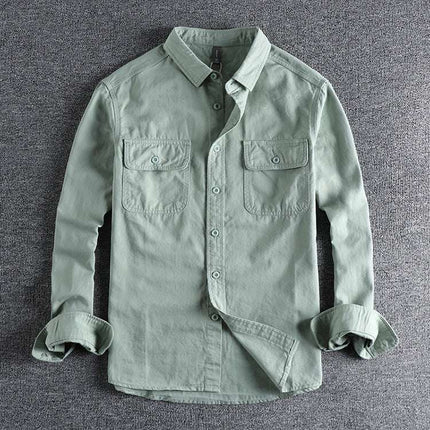 Design Sense Overalls Long Sleeve Shirt Men