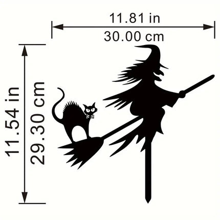 Halloween Witch Floor Outlet Decoration Outdoor Trick Or Treat Party Supplies