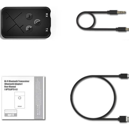 Wireless 2-in-1 Bluetooth 5.0 Receiver Transmitter Adapter Audio 3.5mm Jack Aux