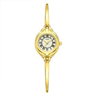 Gold Good-looking Thin Strap Quartz Watch
