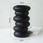 Modern Minimalist Creative And Slightly Luxury Silver Vase Ceramic Ins Style