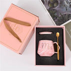 Stone pattern pink gift box