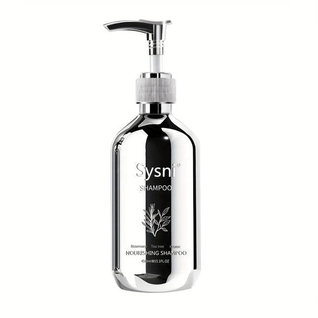 Sysni Organic Rosemary Shampoo And Tea Tree Special Shampoo, Keratin NourIshing Shampoo ,Promote Hair Growth, Strengthening Shampoo, Prevent Hair Loss Cleansing Shampoo,Deep Cleans, Refreshes Scalp, F