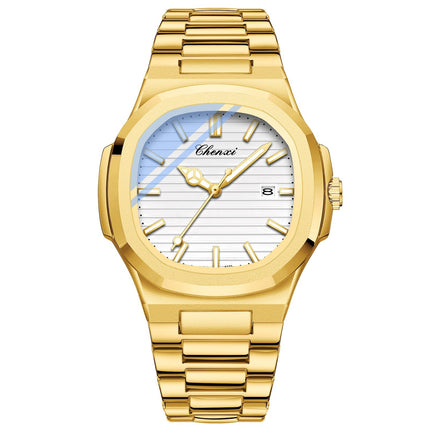 Chenxi Steel Watch Couple Luminous Waterproof Simple Fashion