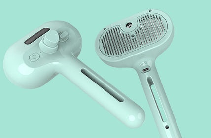 Pet Comb Self Cleaning Pets Brush For Dogs Grooming Tools Dematting Comb Built-in Mist Humidifier Pet Products