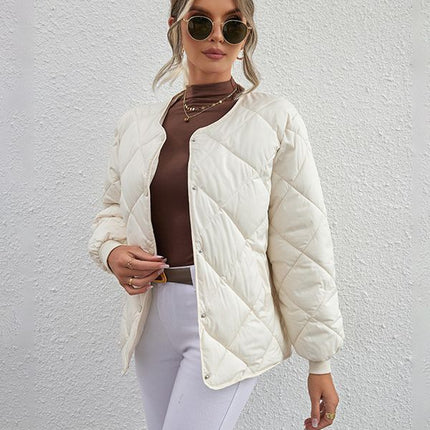 Diamond Check Casual Coat